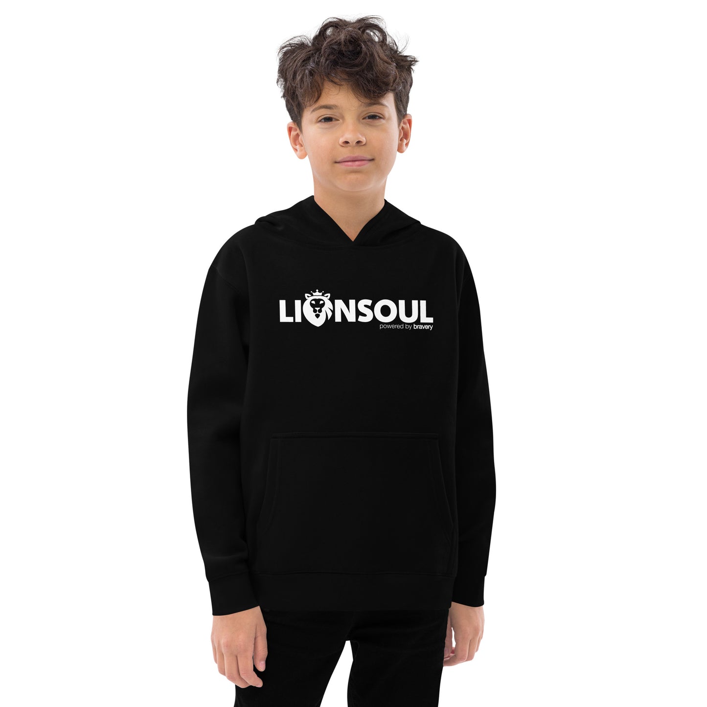 Coton Ouaté Lionsoul | Enfant Logo Blanc